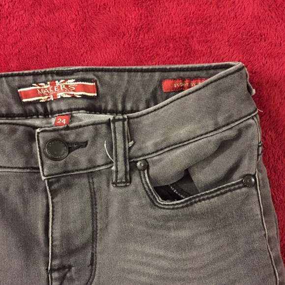 MAKERS of true originals grey super skinny jeans - Picture 4 of 7